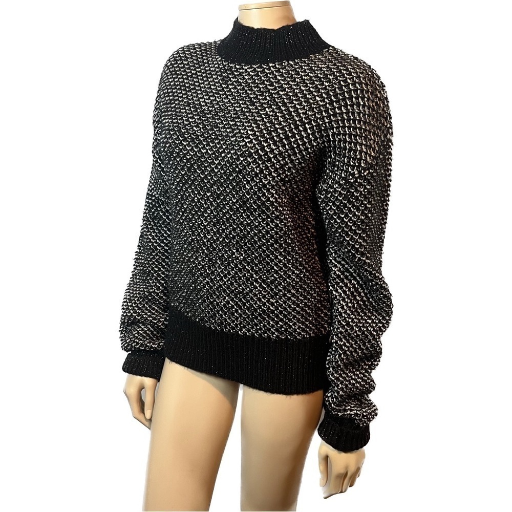 NWOT Suncoo Paris Serie Paolo Metallic knit Pull Sweater
